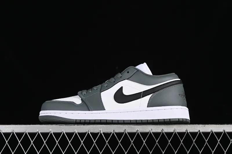 All categories Air Jordan Jordan series basketball shoes Air Jordan 1 Low Air Jordan 1 Low AJ1 Joe 1 black and gray low-top cultural basketball shoes 553560-152
